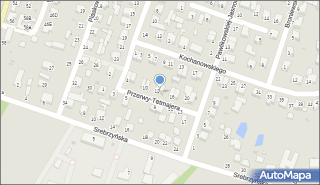 Konstantynów Łódzki, Przerwy-Tetmajera Kazimierza, 14, mapa Konstantynów Łódzki