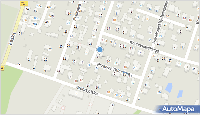 Konstantynów Łódzki, Przerwy-Tetmajera Kazimierza, 6, mapa Konstantynów Łódzki