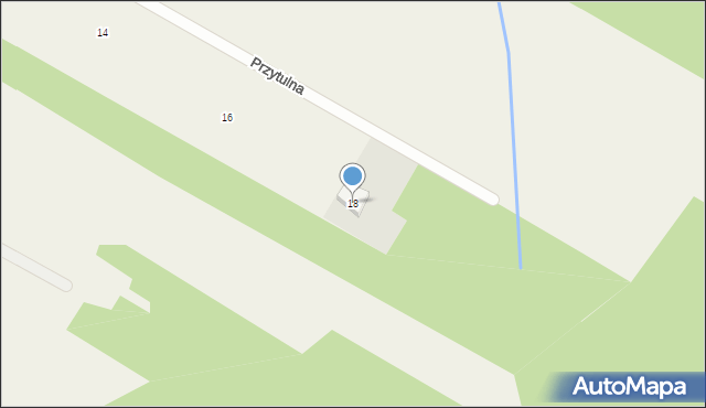 Korczaki, Przytulna, 18, mapa Korczaki