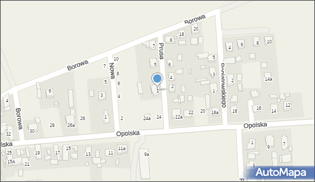 Kosorowice, Prusa, 1, mapa Kosorowice