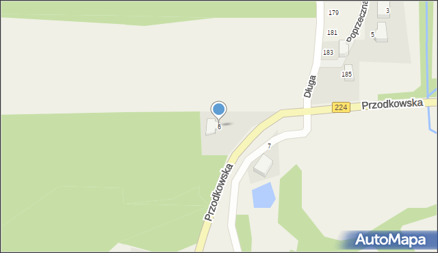Kosowo, Przodkowska, 6, mapa Kosowo
