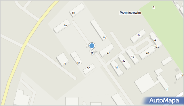 Koszalin, Przemysłowa, 6f, mapa Koszalina