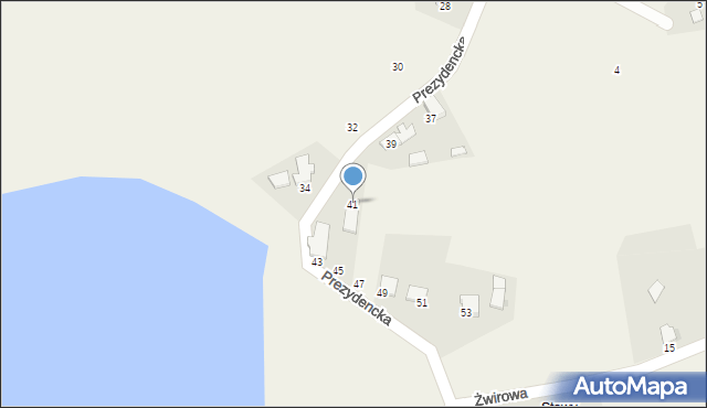 Kowale, Prezydencka, 41, mapa Kowale