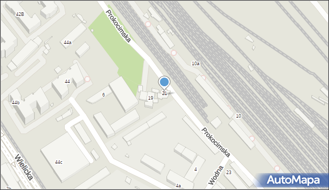 Kraków, Prokocimska, 23, mapa Krakowa