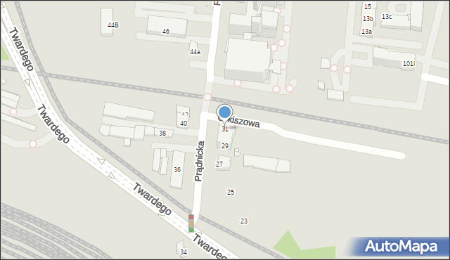Kraków, Prądnicka, 31, mapa Krakowa