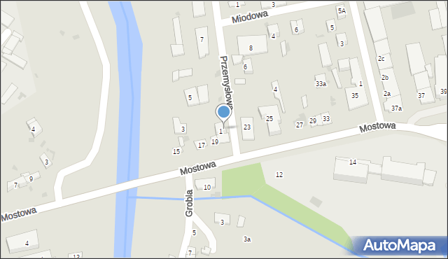 Krasnystaw, Przemysłowa, 1a, mapa Krasnystaw