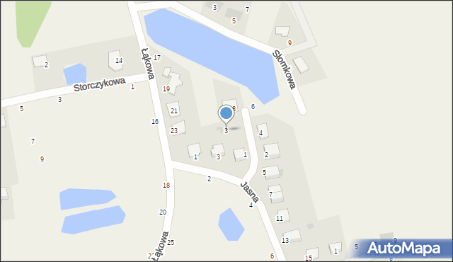 Kruszyn Krajeński, Promykowa, 3, mapa Kruszyn Krajeński
