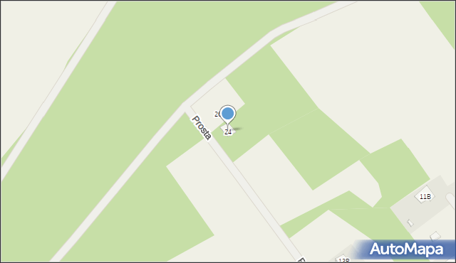 Kuleszówka, Prosta, 24, mapa Kuleszówka