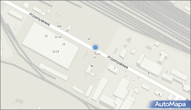 Kutno, Przemysłowa, 9a, mapa Kutno