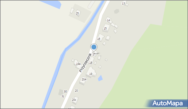 Kwidzyn, Przyrzeczna, 17, mapa Kwidzyn