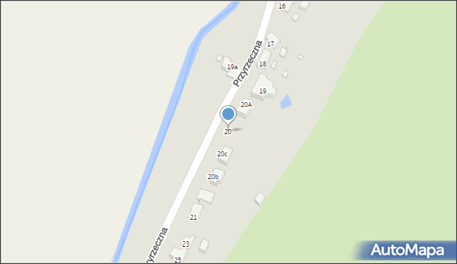 Kwidzyn, Przyrzeczna, 20, mapa Kwidzyn