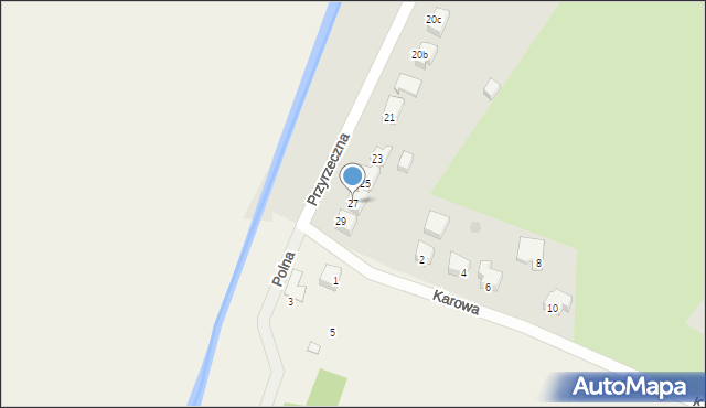 Kwidzyn, Przyrzeczna, 27, mapa Kwidzyn