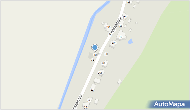 Kwidzyn, Przyrzeczna, 30, mapa Kwidzyn