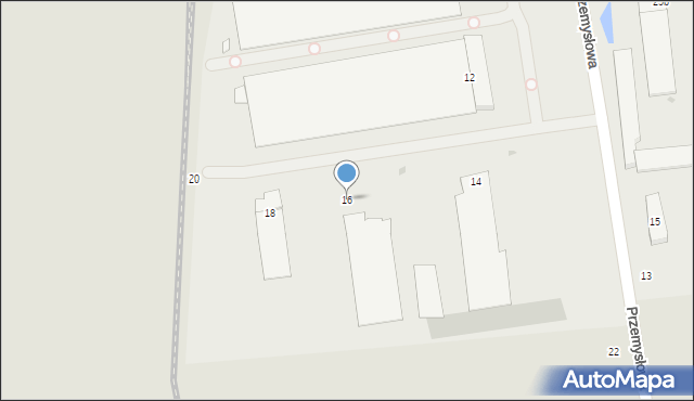 Łańcut, Przemysłowa, 16, mapa Łańcut