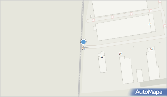 Łańcut, Przemysłowa, 20, mapa Łańcut