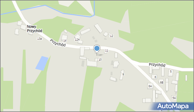 Łaskarzew, Przychód, 13b, mapa Łaskarzew