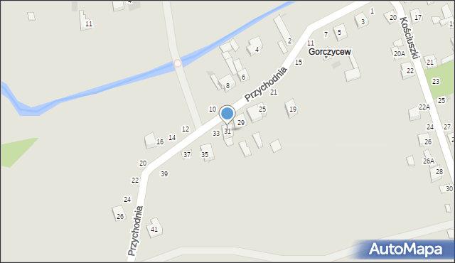 Łaskarzew, Przychodnia, 31, mapa Łaskarzew