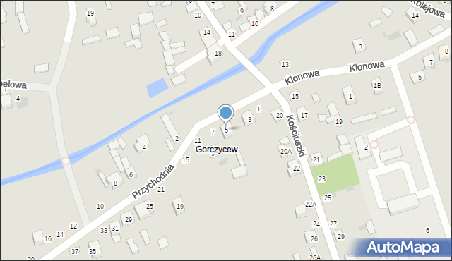 Łaskarzew, Przychodnia, 5, mapa Łaskarzew