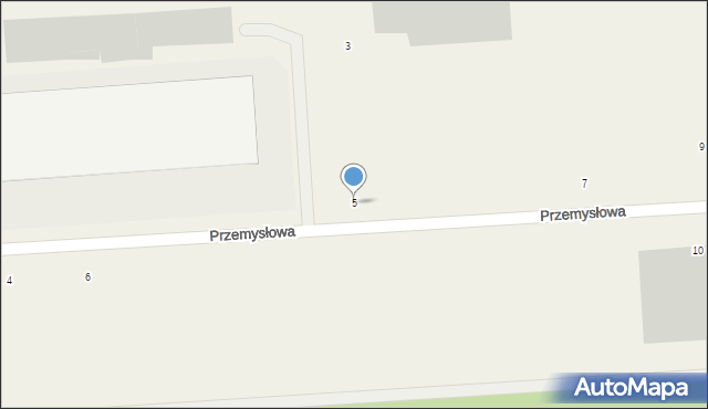 Łazy, Przemysłowa, 5, mapa Łazy