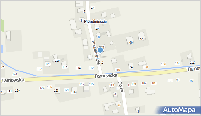 Łęg Tarnowski, Przedmieście, 4, mapa Łęg Tarnowski