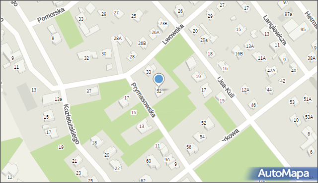 Legionowo, Prymasowska, 52, mapa Legionowo