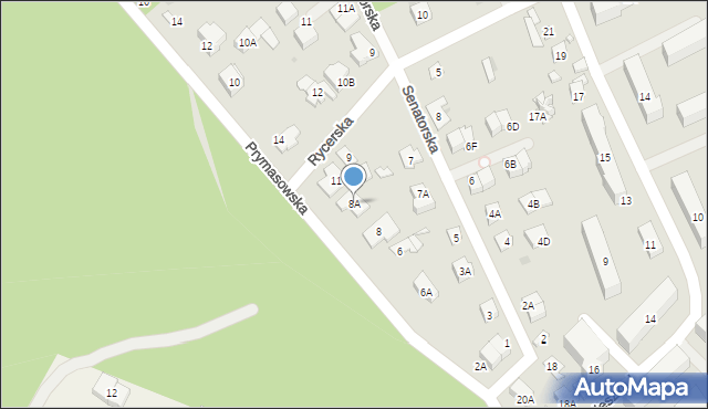 Legionowo, Prymasowska, 8A, mapa Legionowo