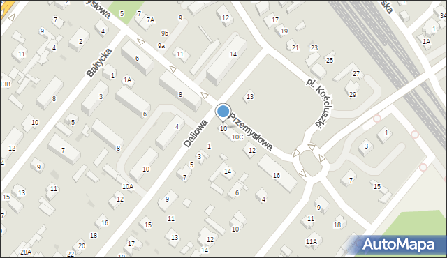 Legionowo, Przemysłowa, 10, mapa Legionowo