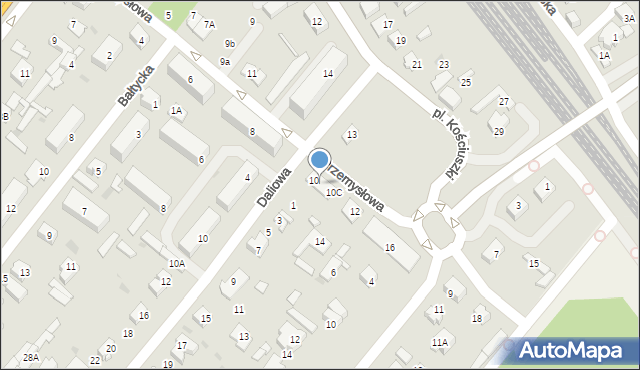 Legionowo, Przemysłowa, 10A, mapa Legionowo