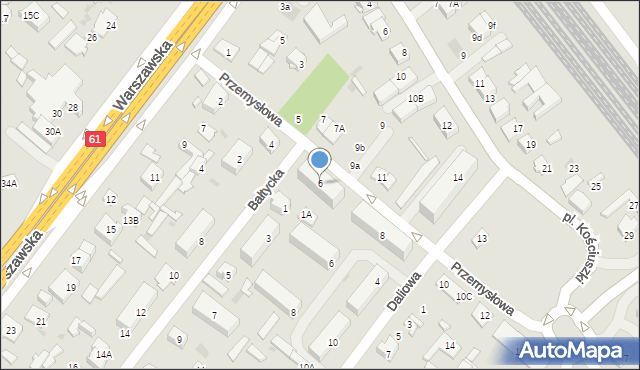 Legionowo, Przemysłowa, 6, mapa Legionowo