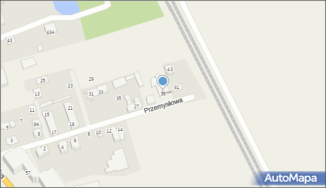 Łęgowo, Przemysłowa, 39, mapa Łęgowo