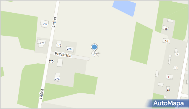 Lewickie, Przyleśna, 1, mapa Lewickie