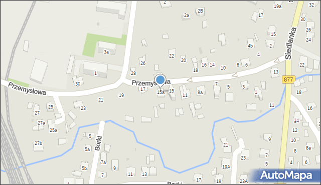 Leżajsk, Przemysłowa, 15a, mapa Leżajsk