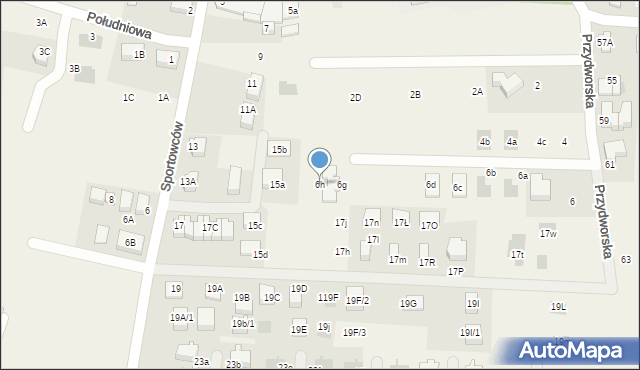 Libertów, Przydworska, 6h, mapa Libertów