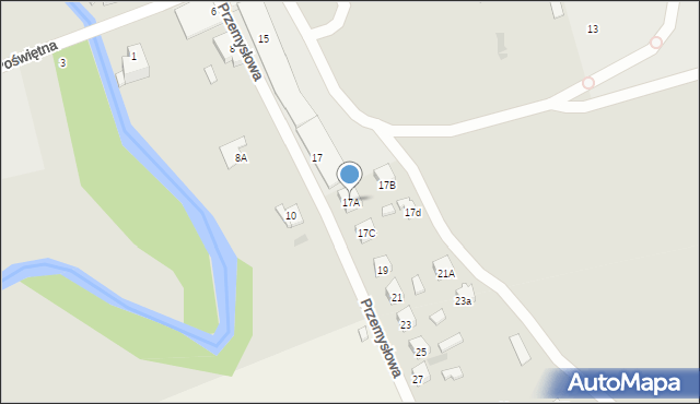 Lidzbark, Przemysłowa, 17A, mapa Lidzbark
