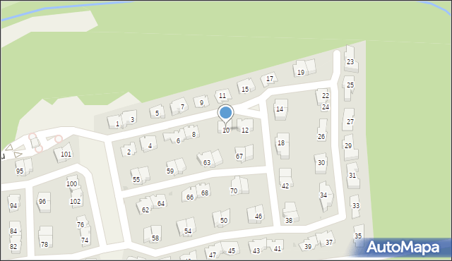 Lipków, Przy Parku, 10, mapa Lipków