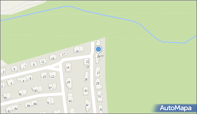 Lipków, Przy Parku, 25, mapa Lipków
