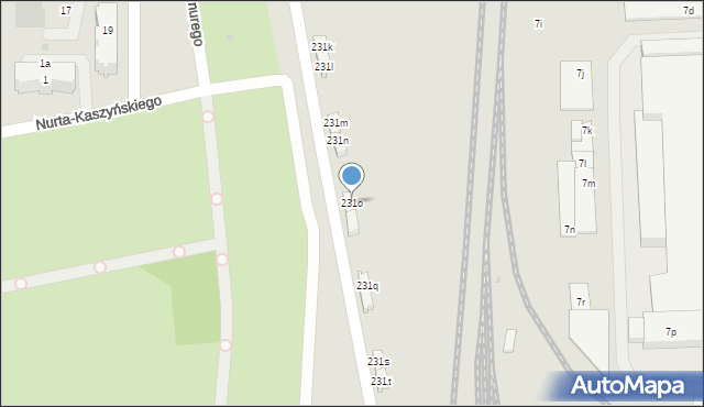 Łódź, Przybyszewskiego Stanisława, 231o, mapa Łodzi