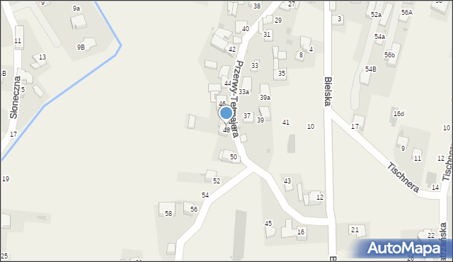 Łopuszna, Przerwy-Tetmajera Kazimierza, 48, mapa Łopuszna