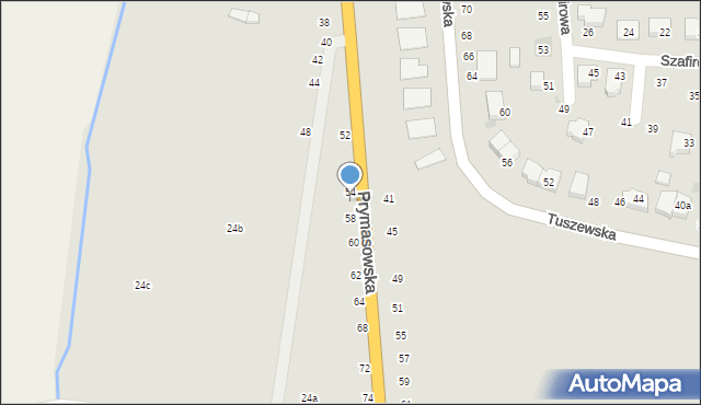 Łowicz, Prymasowska, 56, mapa Łowicza