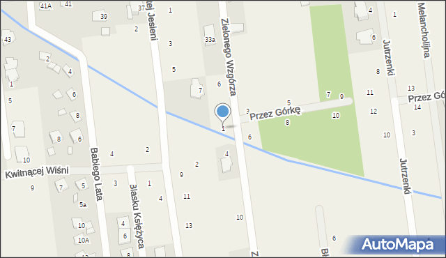 Łoziska, Przez Górkę, 1, mapa Łoziska