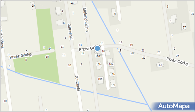 Łoziska, Przez Górkę, 16a, mapa Łoziska