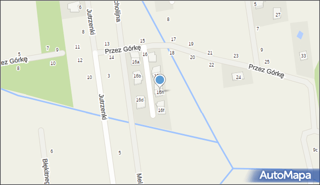 Łoziska, Przez Górkę, 16h, mapa Łoziska