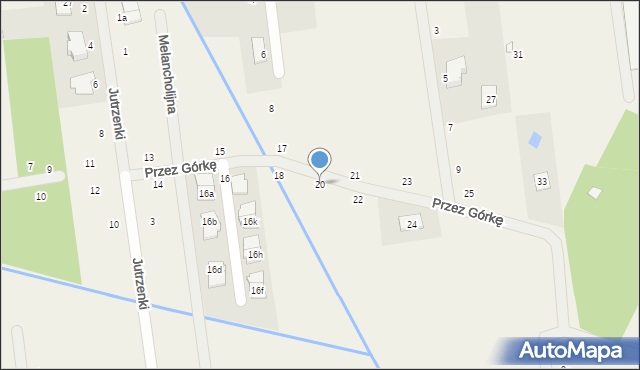 Łoziska, Przez Górkę, 20, mapa Łoziska