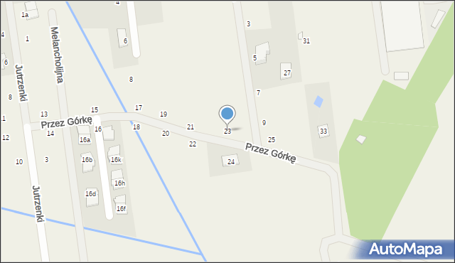 Łoziska, Przez Górkę, 23, mapa Łoziska