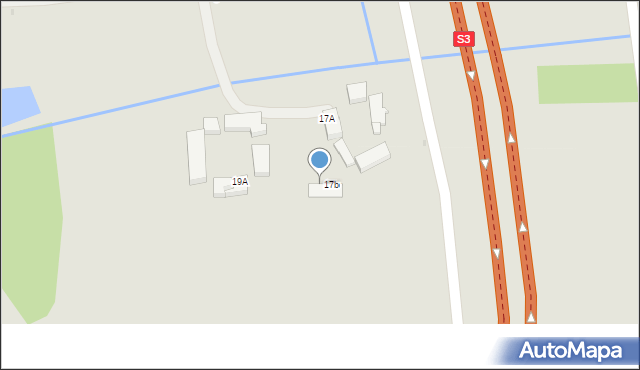 Lubin, Przemysłowa, 17c, mapa Lubin