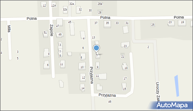 Lublewo Gdańskie, Przyjazna, 7, mapa Lublewo Gdańskie