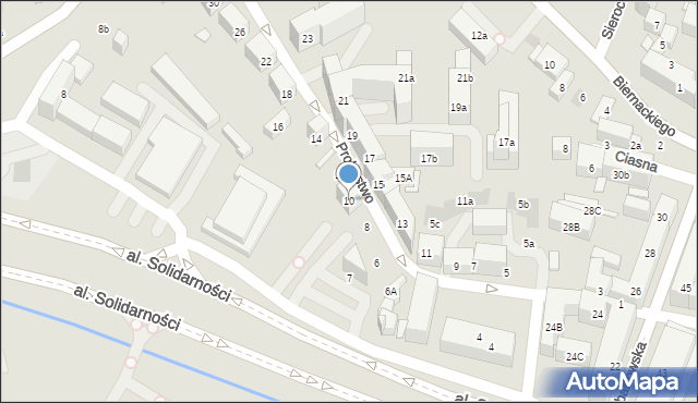 Lublin, Probostwo, 10, mapa Lublina