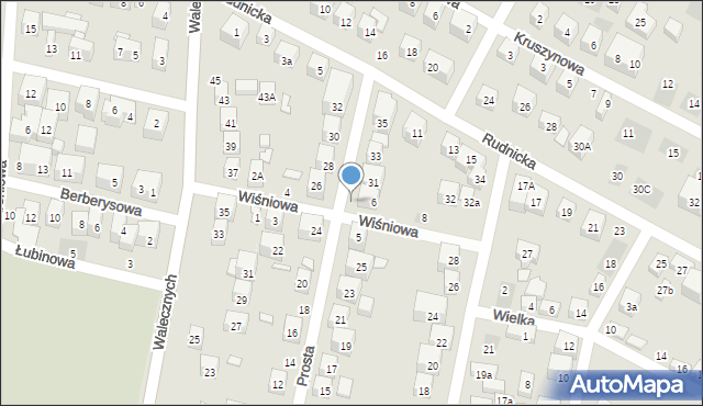 Lublin, Prosta, 29, mapa Lublina