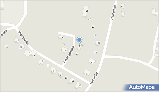 Lubniewice, Przemysława, 6, mapa Lubniewice