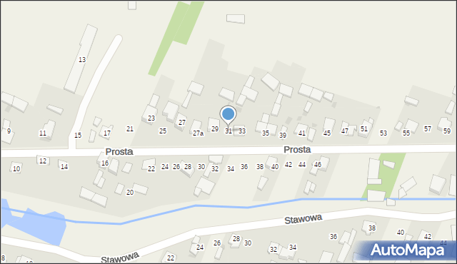 Lubojenka, Prosta, 31, mapa Lubojenka